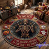 Seattle Seahawks 2026 Halloween Quilted Round Rug Seattle Seahawks 2026 Halloween Quilted Round Rug