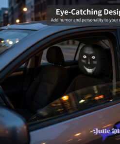 Scary Black Face Haunt Halloween Car Headrest Cover 2026 Scary Black Face Haunt Halloween Car Headrest Cover 2026