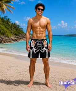 Shark Bite Swim Trunks – Funny Butt Cutout Beach Shorts