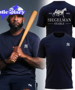 Siegelman Stable x New York Yankees Classic Logo Navy Blue Shirt