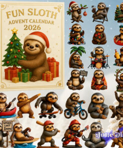Sloth Christmas Advent Calendar