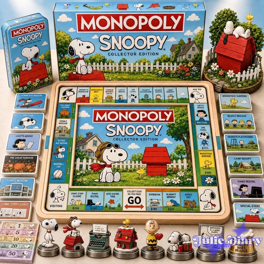 Snoopy 2026 Collector Edition Monopoly Board Game Snoopy 2026 Collector Edition Monopoly Board Game