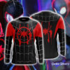 Spider-Man: Into the Spider-Verse Miles Morales Cosplay 3D Long Sleeve Shirt