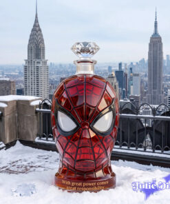Spiderman Friendly Neighborhood Whiskey Bottle Spiderman Friendly Neighborhood Whiskey Bottle