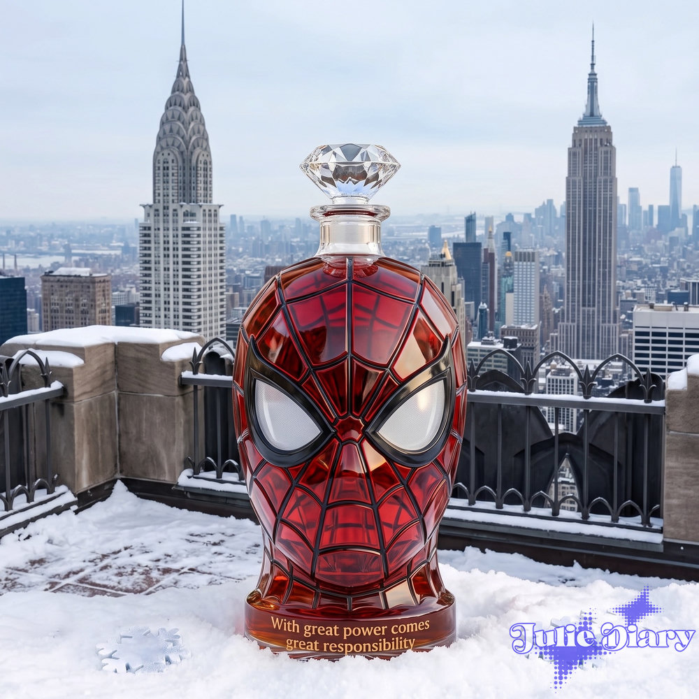 Spiderman Friendly Neighborhood Whiskey Bottle Spiderman Friendly Neighborhood Whiskey Bottle