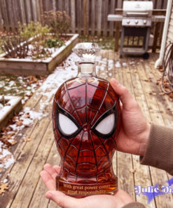 Spiderman Friendly Neighborhood Whiskey Bottle