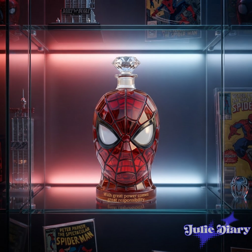 Spiderman Friendly Neighborhood Whiskey Bottle Spiderman Friendly Neighborhood Whiskey Bottle