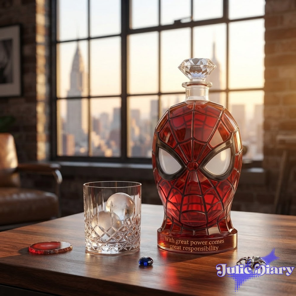 Spiderman Friendly Neighborhood Whiskey Bottle Spiderman Friendly Neighborhood Whiskey Bottle