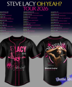 Steve Lacy — Oh Yeah? Tour 2026 Baseball Jersey