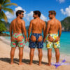 Tuxedo Thong Illusion Swim Trunks – Funny Formal Underwear Print Beach Shorts Tuxedo Thong Illusion Swim Trunks – Funny Formal Underwear Print Beach Shorts