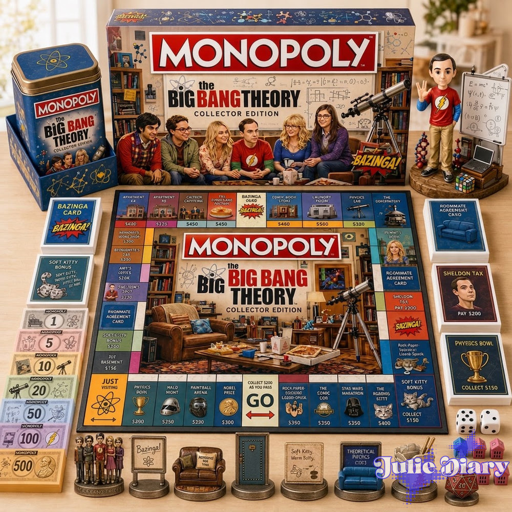The Big Bang Theory Sitcom Collector Edition Monopoly Board Game The Big Bang Theory Sitcom Collector Edition Monopoly Board Game
