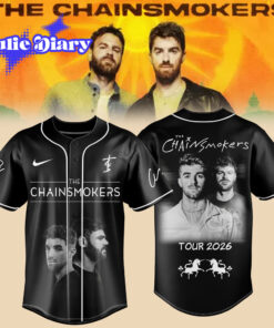 The Chainsmokers Tour 2026 Premium Baseball Jersey The Chainsmokers Tour 2026 Premium Baseball Jersey