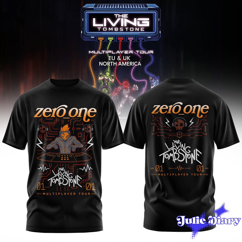 The Living Tombstone: Multiplayer Tour 2026 Hoodie & Tee The Living Tombstone: Multiplayer Tour 2026 Hoodie & Tee