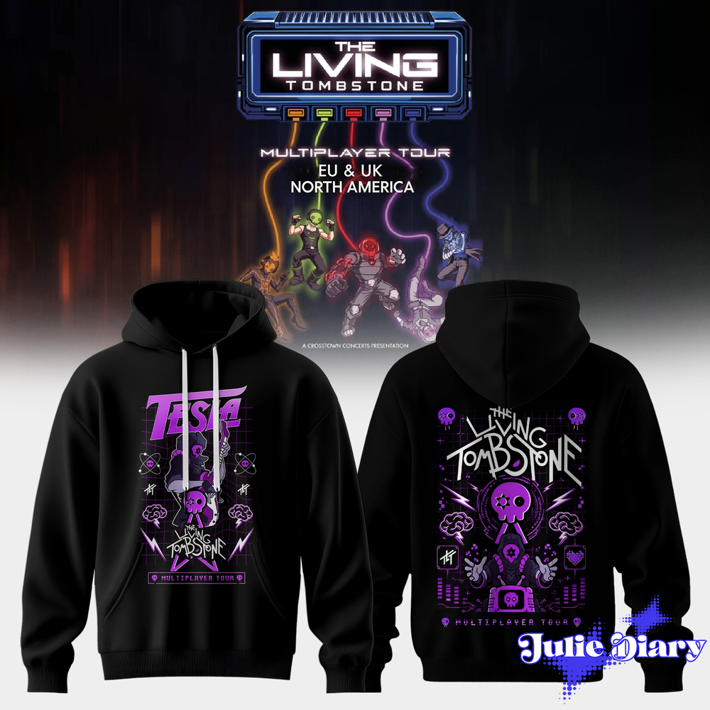 The Living Tombstone: Multiplayer Tour 2026 Hoodie & Tee The Living Tombstone: Multiplayer Tour 2026 Hoodie & Tee
