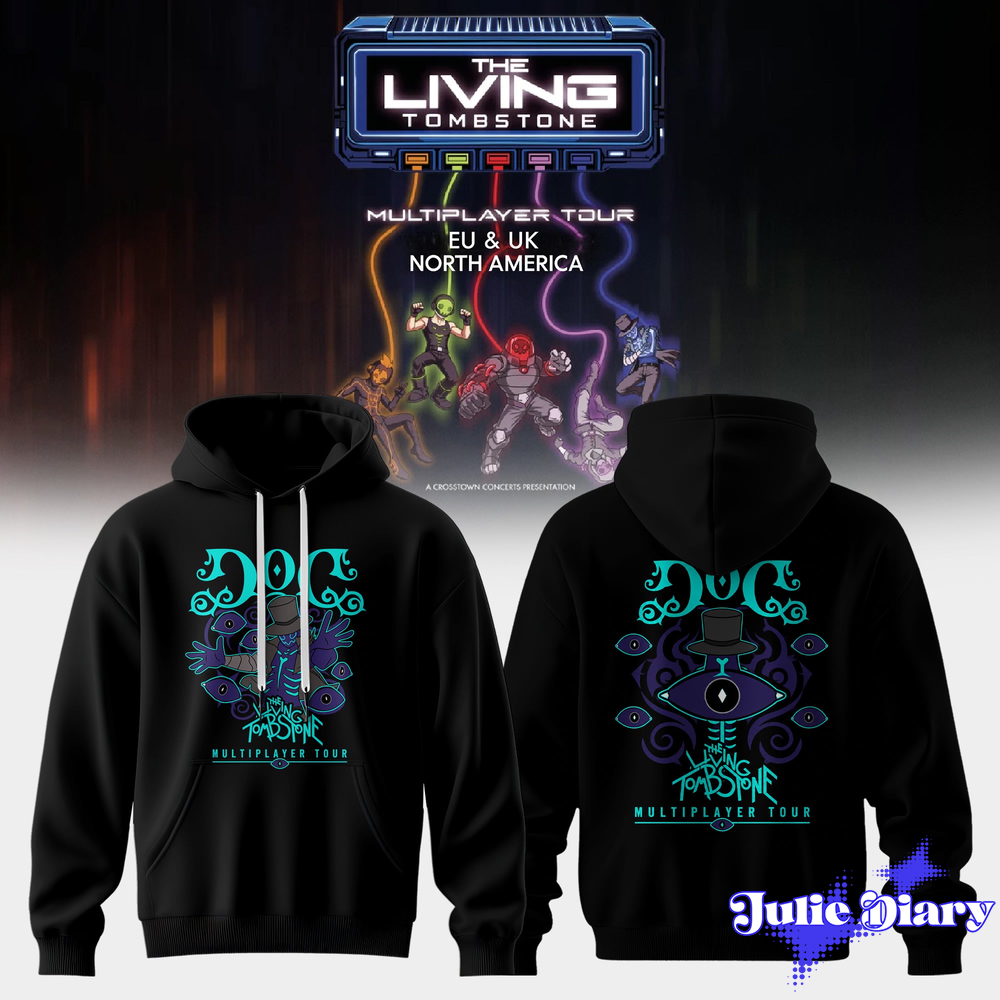 The Living Tombstone: Multiplayer Tour 2026 Hoodie & Tee The Living Tombstone: Multiplayer Tour 2026 Hoodie & Tee