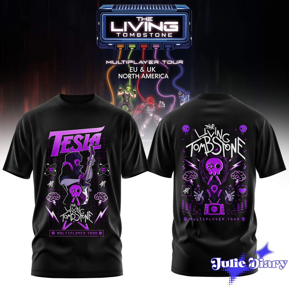 The Living Tombstone: Multiplayer Tour 2026 Hoodie & Tee The Living Tombstone: Multiplayer Tour 2026 Hoodie & Tee