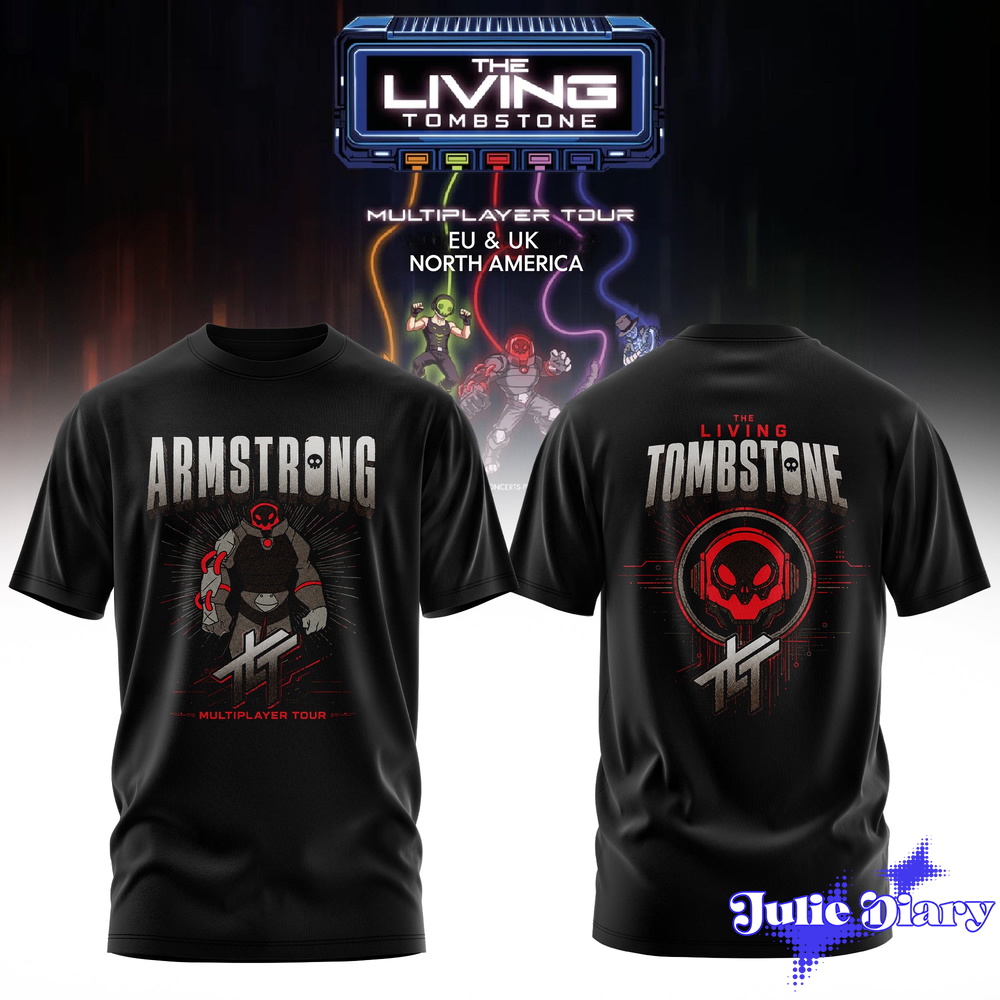 The Living Tombstone: Multiplayer Tour 2026 Hoodie & Tee The Living Tombstone: Multiplayer Tour 2026 Hoodie & Tee