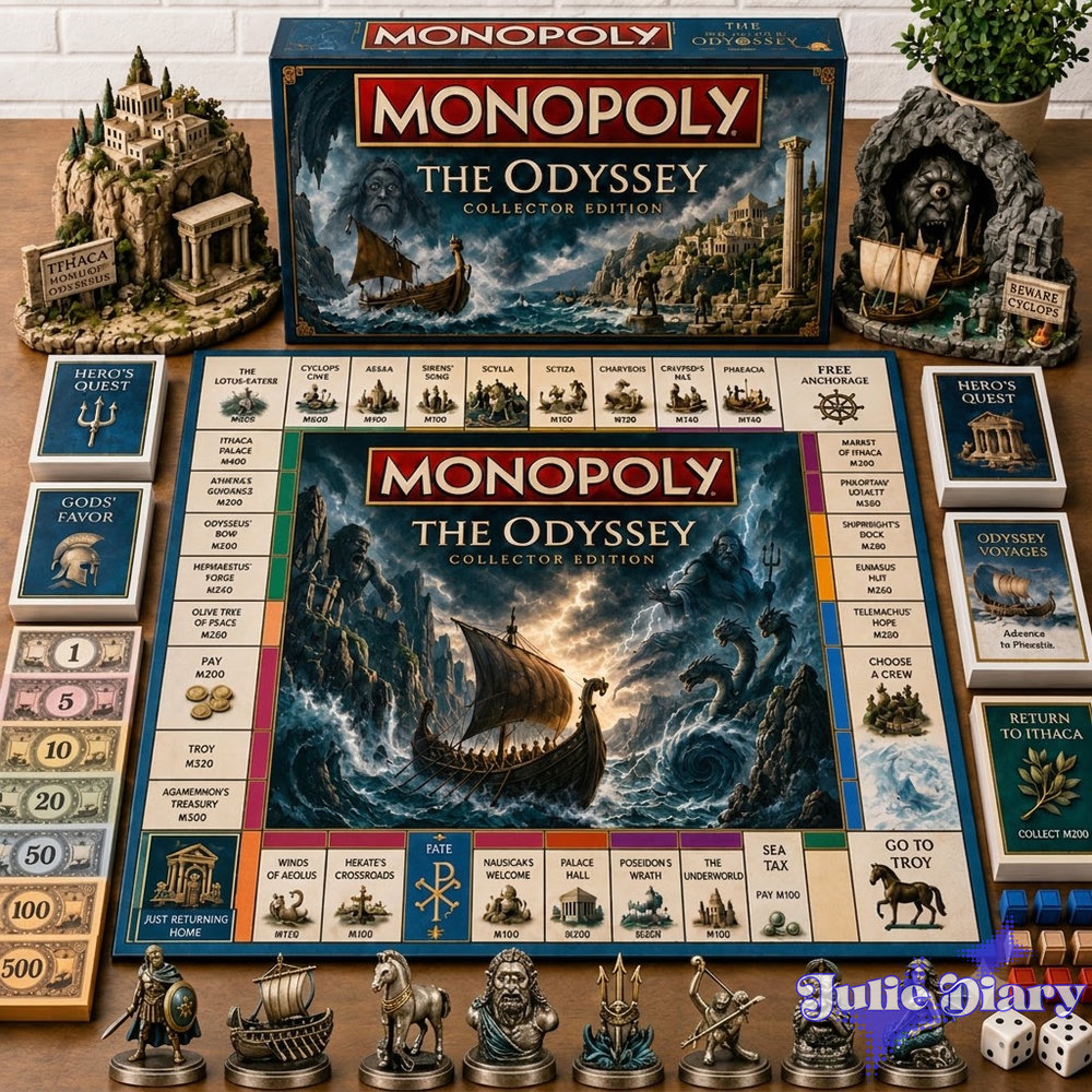 The Odyssey Collector Edition Monopoly Board Game The Odyssey Collector Edition Monopoly Board Game