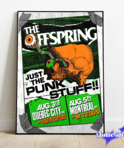 The Offspring Just the Punk Stuff In Quebec & Montreal Canvas Poster