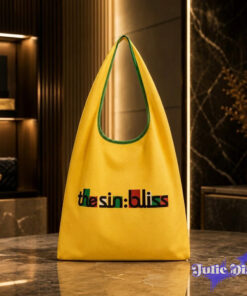 The Sin Bliss Yellow Canvas Tote Bag