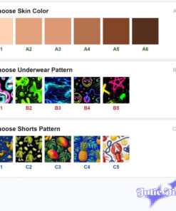 Thong Illusion Swim Trunks – Funny Underwear Print Beach Shorts