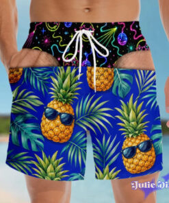 Thong Illusion Swim Trunks – Funny Underwear Print Beach Shorts