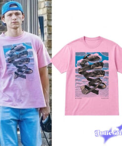 Tom Holland MC Escher Mobius Strip 2D Pink Shirt