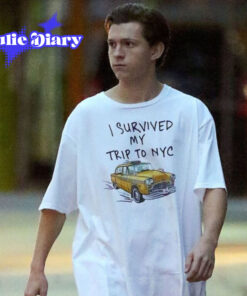 Tom Holland Peter Parker Survived My Trip To Nyc 2D Shirt Tom Holland Peter Parker Survived My Trip To Nyc 2D Shirt