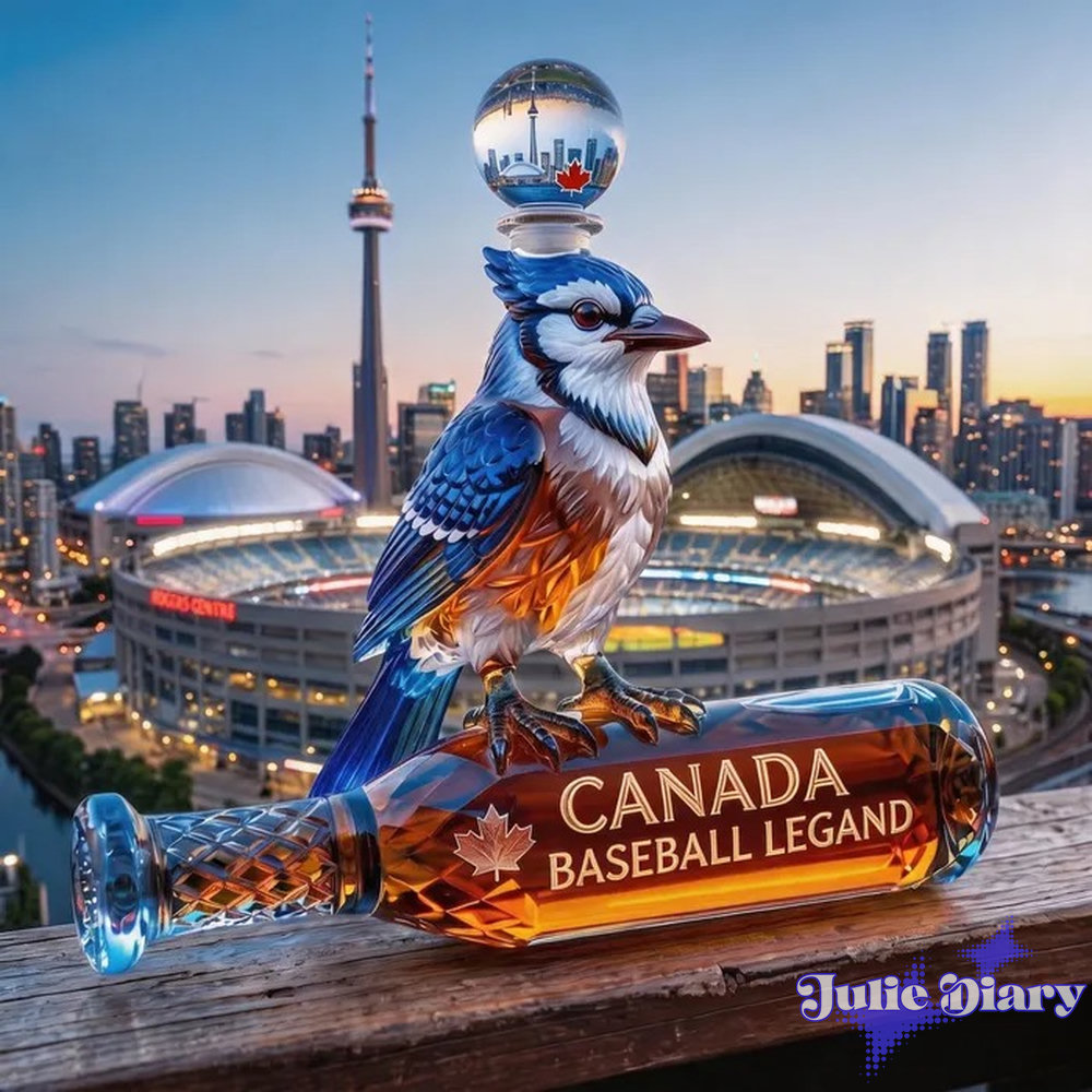 Toronto Blue Jays Bluebird Whisky Bottle Toronto Blue Jays Bluebird Whisky Bottle