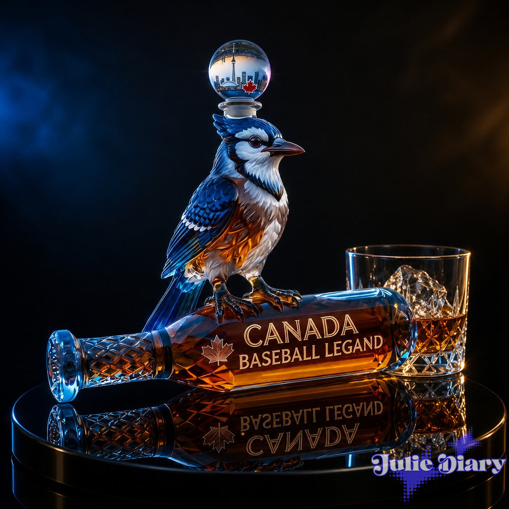 Toronto Blue Jays Bluebird Whisky Bottle Toronto Blue Jays Bluebird Whisky Bottle