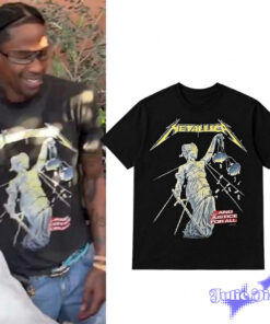 Travis Scott 1988 Metallica And Justice For All Hammer Of Justice Crushes You 2D Shirt Travis Scott 1988 Metallica And Justice For All Hammer Of Justice Crushes You 2D Shirt