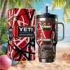 Van Halen Guitar Red White Black Pattern Tumbler