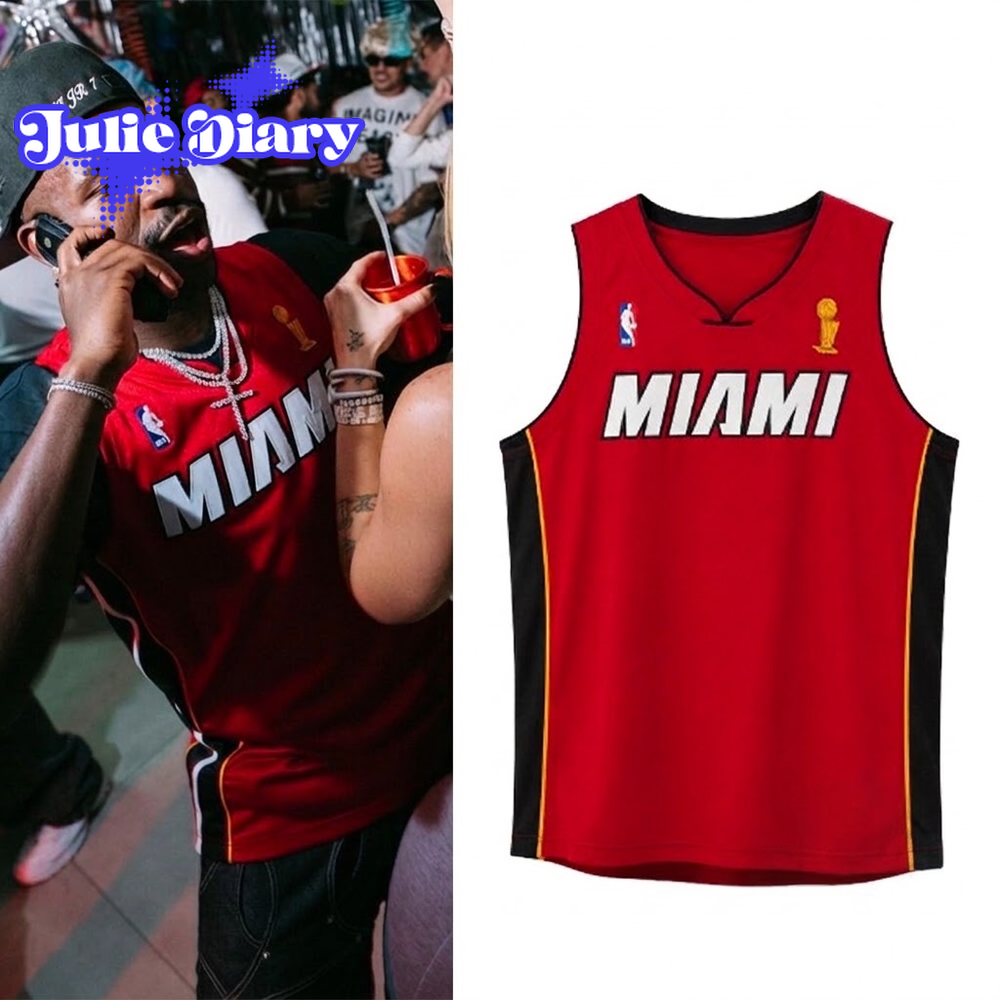 Vinicius Miami Heat NBA Championship Red Basketball Jersey Vinicius Miami Heat NBA Championship Red Basketball Jersey