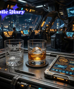 Warhammer 40,000 40th Anniversary “For The Emperor” Commemorative Whiskey Glass
