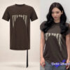 BTS V Champion White Graphic 2D T-Shirt BTS V Champion White Graphic 2D T-Shirt