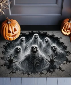 Skeletons scary – Halloween Doormat