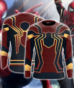 Spider-man: Homecoming Iron Spider Cosplay 3D Long Sleeve Shirt