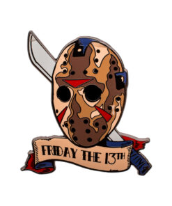 Friday the 13th Mask – Halloween Pin