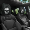 Looking Face Haunt Halloween Car Headrest Cover 2027