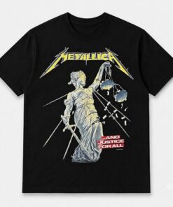 Travis Scott 1988 Metallica And Justice For All Hammer Of Justice Crushes You 2D Shirt