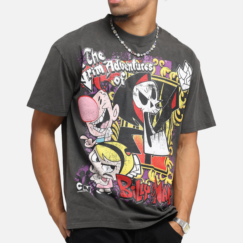American Thrift X Cartoon Network Grim Heavyweight Vintage Washes TShirt American Thrift X Cartoon Network Grim Heavyweight Vintage Washes TShirt