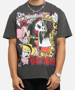 American Thrift X Cartoon Network Grim Heavyweight Vintage Washes TShirt American Thrift X Cartoon Network Grim Heavyweight Vintage Washes TShirt