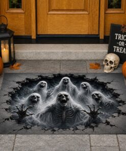 Skeletons scary – Halloween Doormat