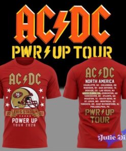 ACDC x San Francisco 49ers Power Up Tour 2026 Shirt