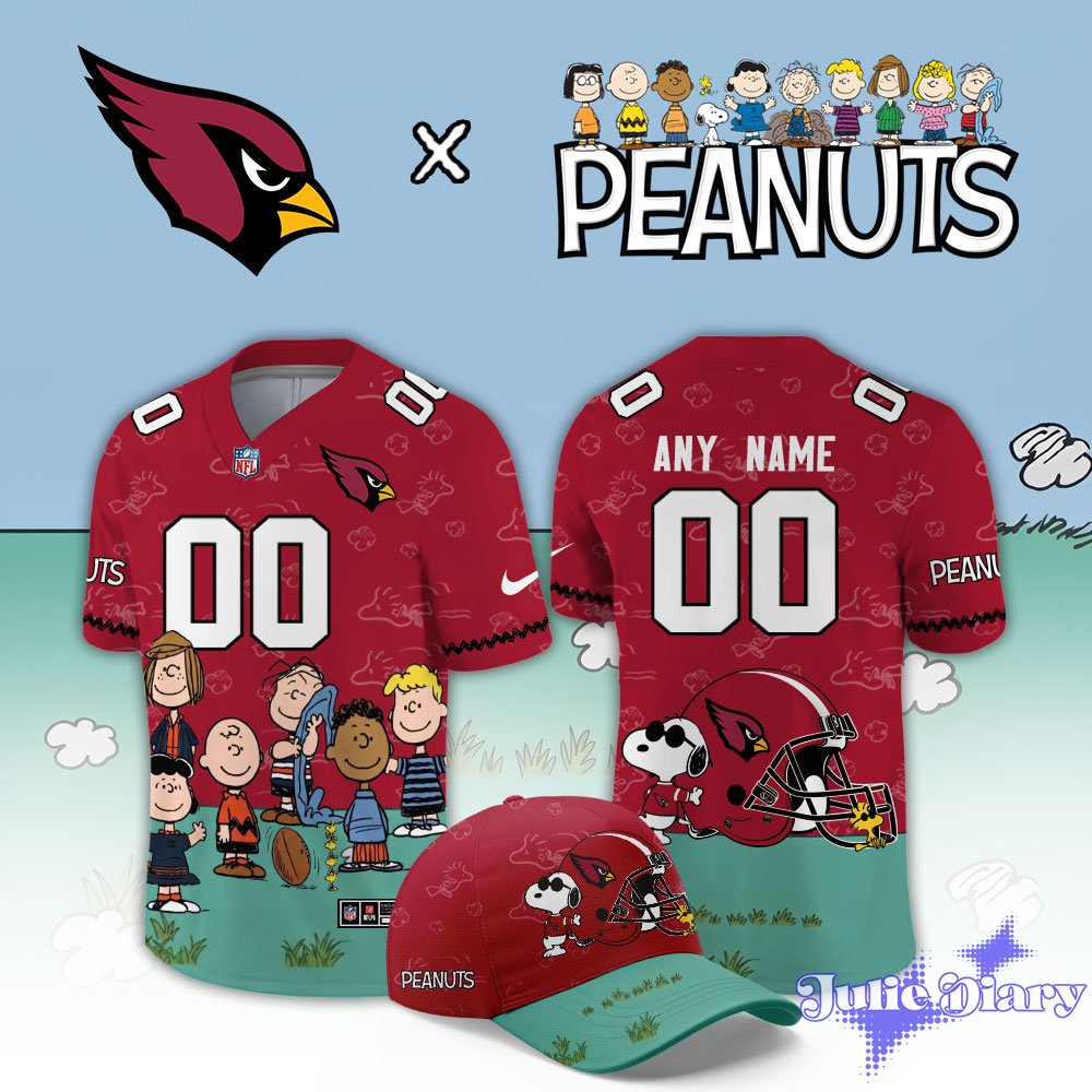 Arizona Cardinals x Peanuts 2026 Football Jersey Arizona Cardinals x Peanuts 2026 Football Jersey