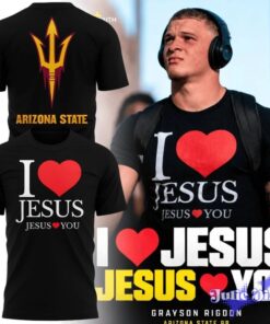 Arizona State Sun Devils Football Merch I Love Jesus Shirt