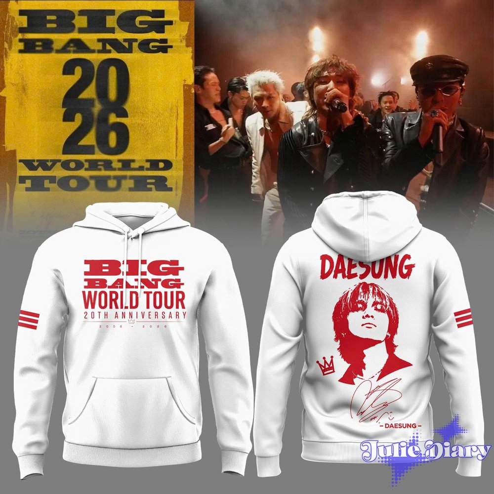 BIGBANG – 20th Anniversary World Tour Signature Hoodie BIGBANG – 20th Anniversary World Tour Signature Hoodie