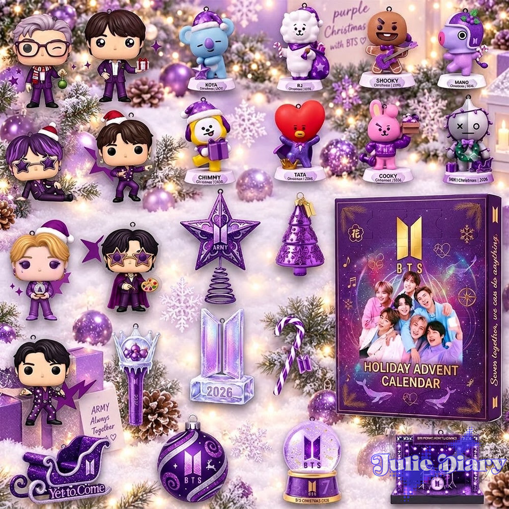 BTS Advent Calendar 2026 Purple Christmas BTS Advent Calendar 2026 Purple Christmas