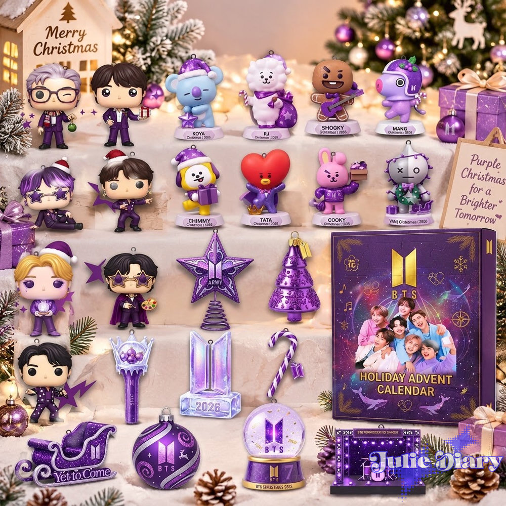BTS Advent Calendar 2026 Purple Christmas BTS Advent Calendar 2026 Purple Christmas
