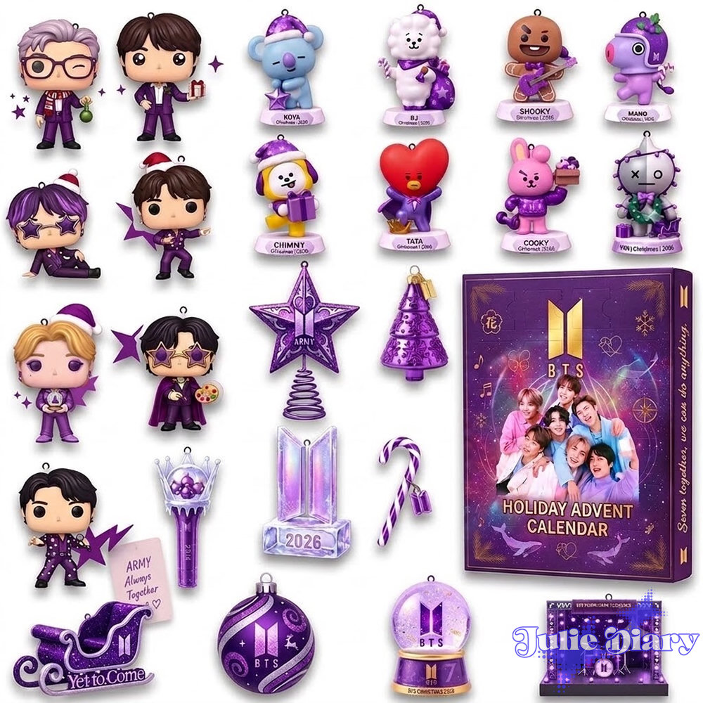 BTS Advent Calendar 2026 Purple Christmas BTS Advent Calendar 2026 Purple Christmas
